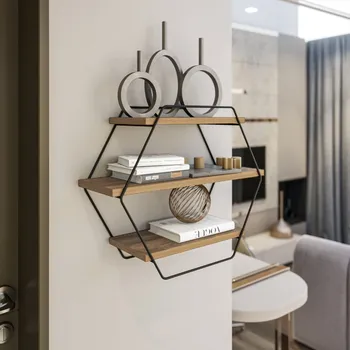 police Nástěnná police ALBERT, atlantská borovice + vyzvednutí ZDARMA