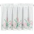 Záclona Eurofirany Asteja bílá s květinami 150 x 60 cm