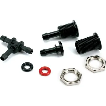 RC model Hangar 9 plnič paliva s T spojkou a přetlakovou fitinkou