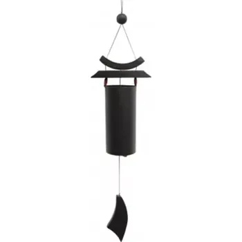 Perkuse Zvonkohra gong černý kov 58 cm