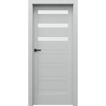 Interiérové dveře Porta Doors Interiérové dveře se zárubněmi Verte Home D3 Dekor: šedá, Šířka - orientace: 80 cm - pravé