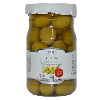 oliva Pz Marina(Trogir) Olivy zelené s peckou Marina 370g