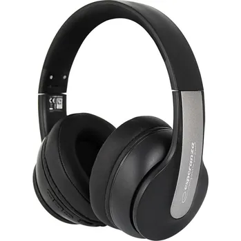 Sluchátka Bezdrátová sluchátka s mikrofonem EH240 Esperanza SILENCE Bluetooth 5.3, černá ANC