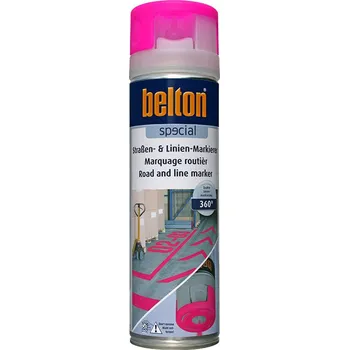 Barva ve spreji Belton Road and line marker 500 ml Barva: Neon Yellow