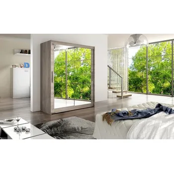 Nábytek Skříň Presto XI, Barva: trufel, Osvětlení: bez osvětlení MIRJAN 5902928877373