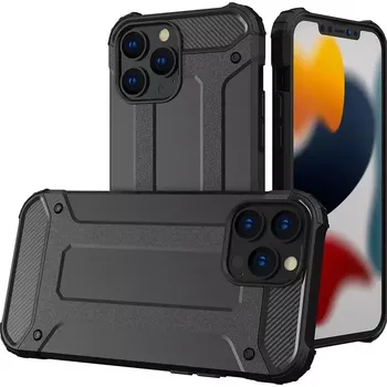 Pouzdro na mobilní telefon Odolné pouzdro Coolcase Armor na mobilní telefon Apple iPhone 14 Pro Max Černé (Odolný kryt či obal Forcell Armor na mobil Apple iPhone 14 Pro Max Černé)