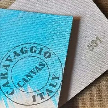 Malířské plátno Šepsované plátno bavlna 330g 501 – šíře 50cm, metráž (Šepsované plátno bavlna 330g 501 – šíře 50cm, metráž)