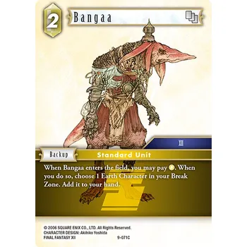 Sběratelská karetní hra Bangaa 9-071C - Opus IX Typ karty: Standard