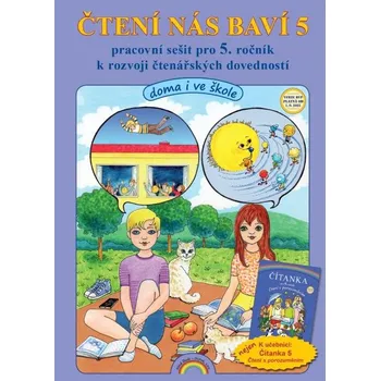 Český jazyk Čtení nás baví 5: Pracovní sešit pro 5. ročník k rozvoji čtenářských dovedností - Lenka Andrýsková (2022, brožovaná)