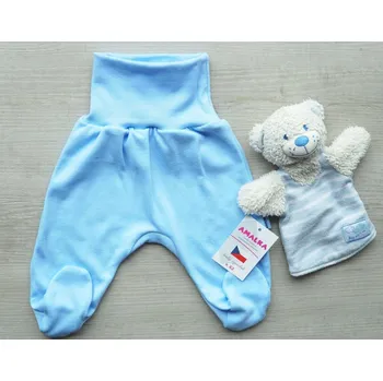 Dupačky AMÁLKA Bavlněné polodupačky, modré Velikost: 68