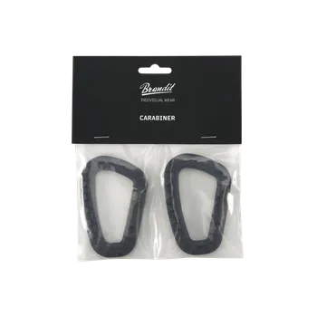 Jištění Brandit karabina 2 balení, černá