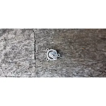 Materiál na výrobu šperku madonka 19,5 x 13,5 x 4 mm, starostříbrná