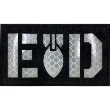 Nášivka WARAGOD nášivka Reflective EOD Patch Black