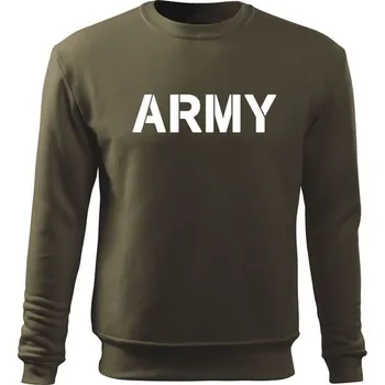 Pánská mikina DRAGOWA pánská mikina army, olivová 300g / m2