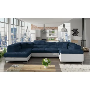 Sedací souprava ImportWorld Rohová rozkládací sedací souprava Saskie - Kronos 09 / Soft 17 (barva potahu) - levá