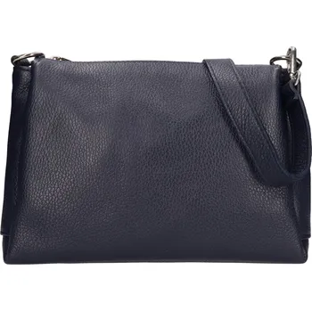 Kabelka Dámská kožená crossbody kabelka Italia Tamara - tmavě modrá