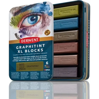 Derwent Graphitint XL Blocks 6ks
