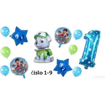 Balónek Narozeninové balónky Tlapková patrola Rocky číslo 5