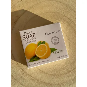 Mýdlo Aw. gifts Papírové mýdlo Citron 20 plátků