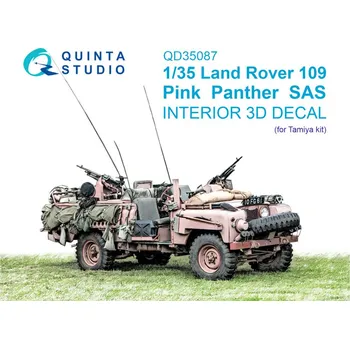 Plastikový model 1/35 Land Rover 109 Pink Panther SAS 3D&col.Inter.