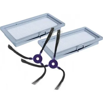 Sada příslušenství pro robotický vysavač HEPA filtry a kartáče pro MIDEA VCR07 sada 2+2ks