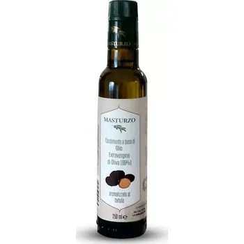 Rostlinný olej Masturzo Extra panenský olivový olej ochucený Lanýž 0,25 l (Extra panenský olivový olej ochucený Lanýž)