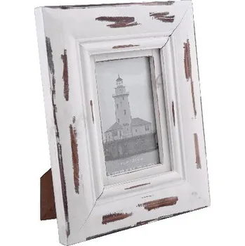 Rám na obraz Fotorámeček hnědo-bílý, M|Ego Dekor