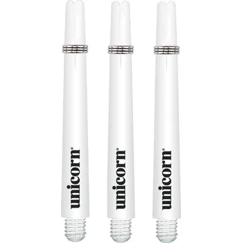 Příslušenství pro šipky Násadky na šipky Unicorn GRIPPER 3 VALUE PACK, 15 ks, bílé dlouhé