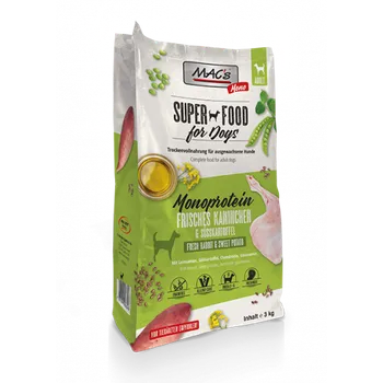 Krmivo pro psa Dry MACs Dog MONO KRÁLÍK 12 kg + Dárek k objednávce Velikost balení: 3kg + Dáreček k objednávce