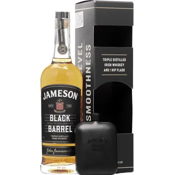 Whisky Jameson Black barrel 40% 0,7 l (dárkové balení 1 placatka)