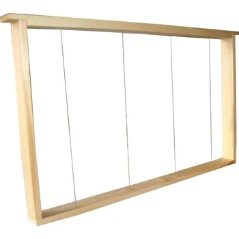 Lipový rámek 39x24cm sbitý s výpletem a mezerníky