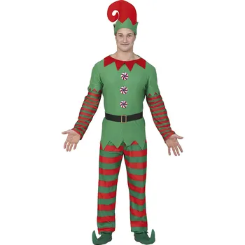 Guirca Pánský kostým - Vánoční Elf Velikost - dospělý: M