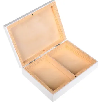 Dárková krabička Fenwit Dřevěná krabička s magnetem bílá