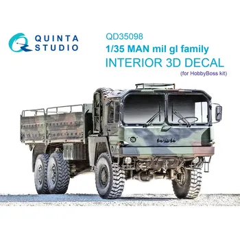 Plastikový model Quinta studio 1/35 MAN mil gl family 3D-Print.&col.Int. (HOBBYB)