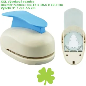 Děrovačka Výsekové Raznice XXL - Čtyřlístek