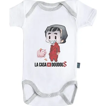 Kojenecký body Distrineo Dětské body - La casa de Papel Velikost nejmenší: 3 - 6 měsíců