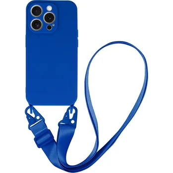 Pouzdro na mobilní telefon Pouzdro Strap D2 pro Iphone 14 Pro modré