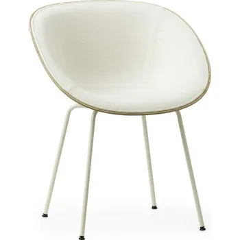 Jídelní židle Normann Copenhagen Židle s područkami Mat, hemp/Hallingdal 100/cream