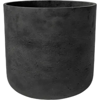 Květináč Charlie Black Washed XS - Ø 12 cm / V 11,5 cm