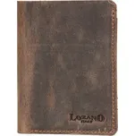 Celokožené jednoduché hnědé pouzdro na 4 platební karty a bankovky