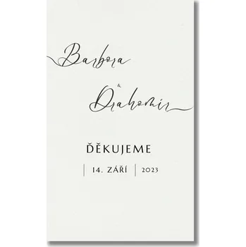 Samolepící etiketa Personal Etiketa na láhev - Simple Zvolte množství: od 15 do 30 ks