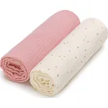 T-TOMI BIO Mušelínové pleny Rose sparkle