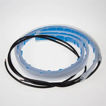 Auto elektroinstalace LED pásek, oranžová barva, 60 cm