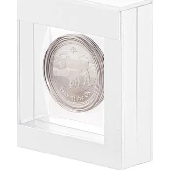 Sběratelství Lindner NIMBUS Prezentační rámeček Rozměry: 70 x 70 mm (Bílá)