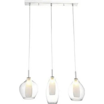 Závěsné svítidlo AZzardo Amber Milano 3 clear AZ3075 G9 3x40W IP20 60cm čiré