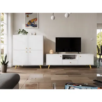 Komoda Nábytek do obývacího pokoje Astrodon II, Barva: bílá MIRJAN 5903211322969