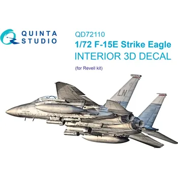 Plastikový model Quinta studio 1/72 F-15E 3D-Print.&col.Interior (REV)