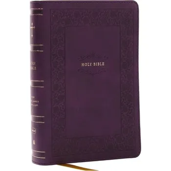 NKJV Compact Paragraph-Style Bible w/ 43,000 Cross References, Purple Leathersoft, Red Letter, Comfort Print: Holy Bible - Thomas Nelson