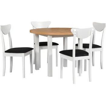 Jídelní set Drewmix Jídelní set 4+1 Nova Zvolte barvu látky: 33A. RIVIERA 38