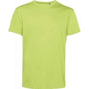 Měkké unisex tričko z odolné organické bavlny B&C 145 g/m Barva: Limetková světlá, Velikost: L BCTU01B